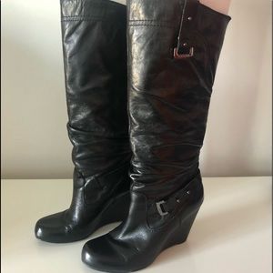guess wedge boots
